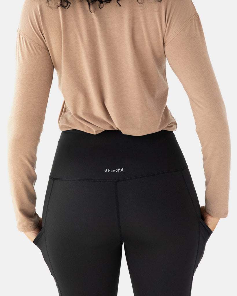 Hi Five Pocketed High-Waist Legging – Booya Black