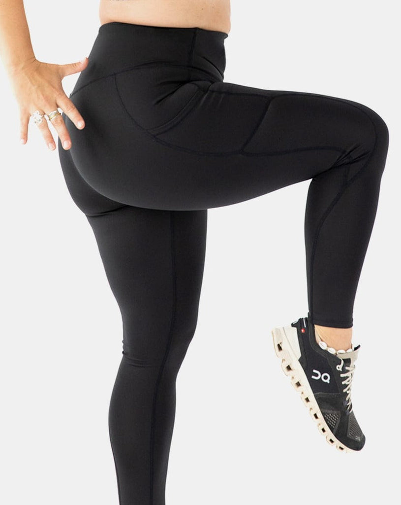 Hi Five Pocketed High-Waist Legging – Booya Black