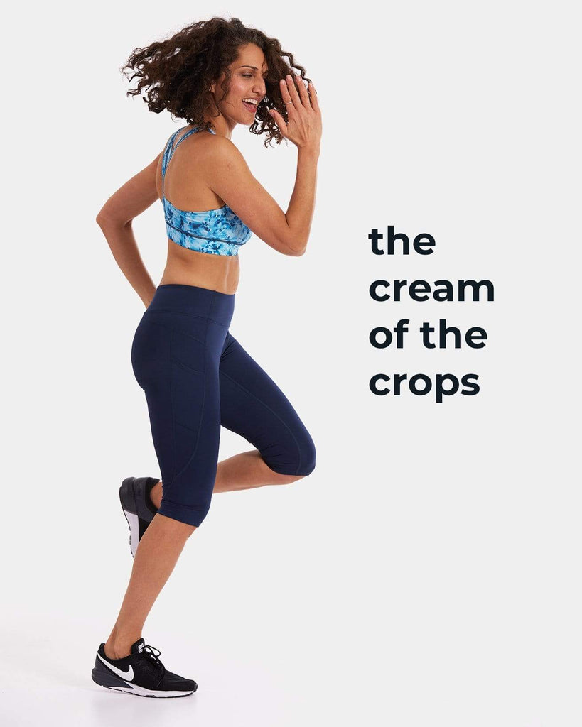 Wi-Thi Mid-Rise Pocketed Crop – Night Swim Navy