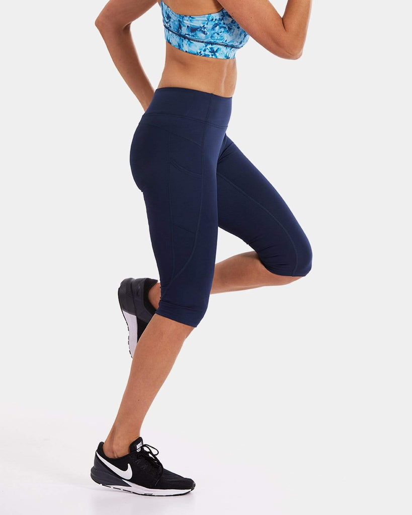 Wi-Thi Mid-Rise Pocketed Crop – Night Swim Navy