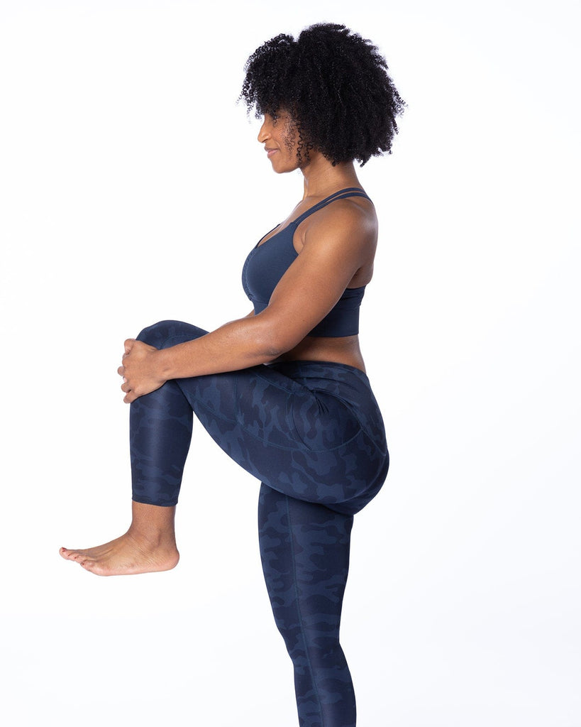 Hi Five Pocketed High-Waist Legging – Looker (Navy/Black Camo)